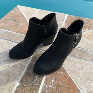 Style & Co. Sleek Black Ankle Booties